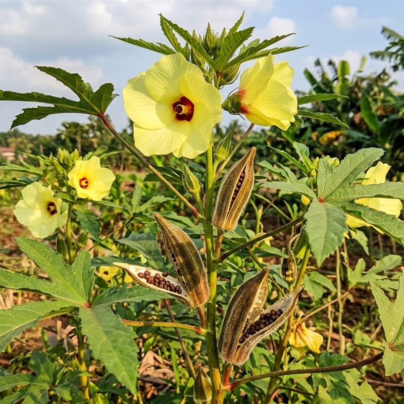 Ambrette (Abelmoschus moschatus)