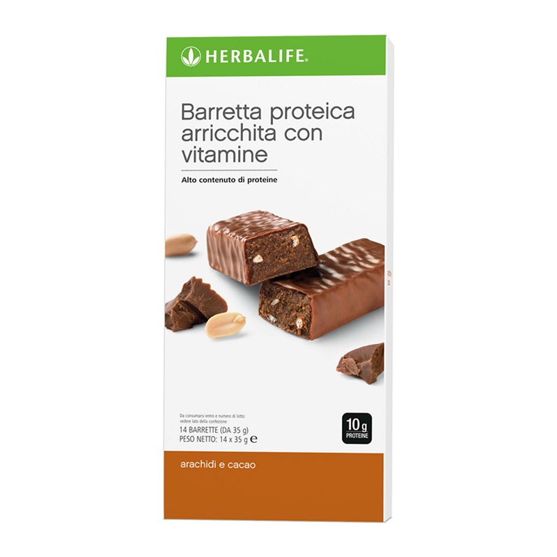 Barrette Proteiche Cacao e Arachidi 14 Barrette
