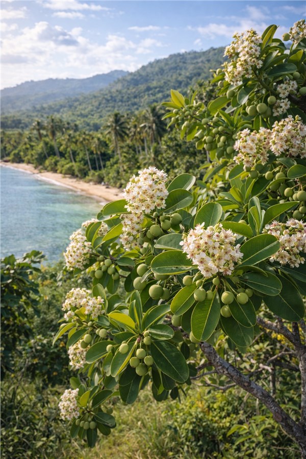 Calofillo (Calophyllum inophyllum)
