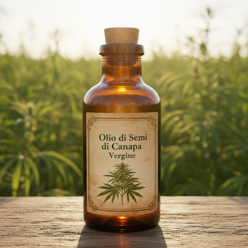 Olio di Semi di Canapa Vergine