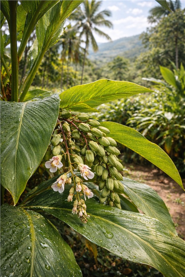 Cardamomo (Elettaria cardamomum)