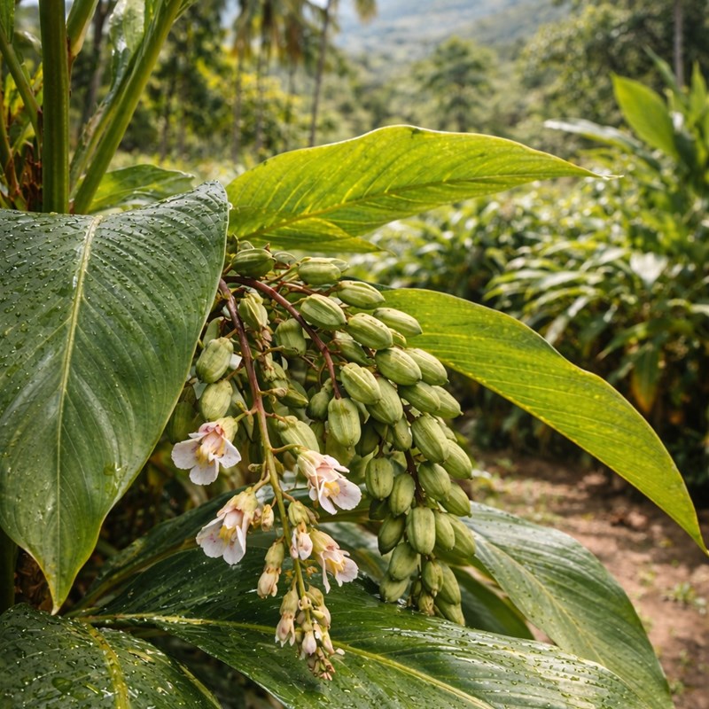 Cardamomo (Elettaria cardamomum)