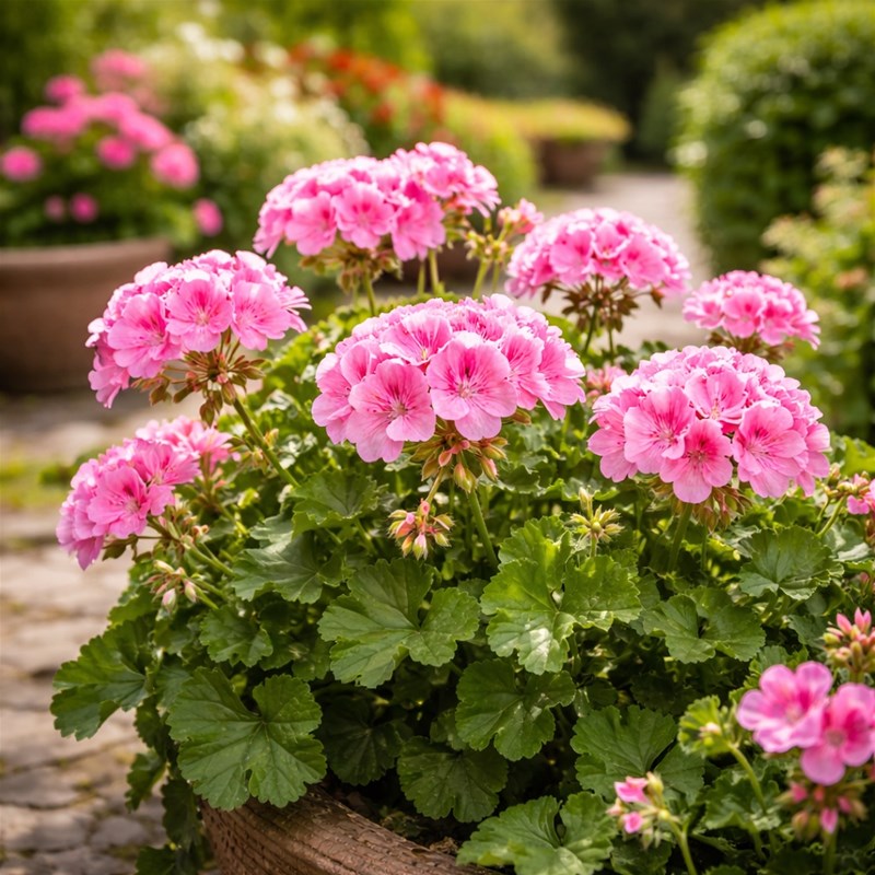 Geranio (Pelargonium graveolens)