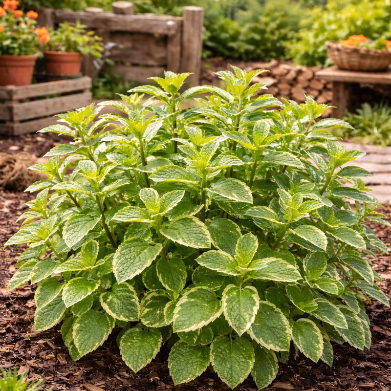 Menta Spearmint Variegata (Mentha spicata var.)