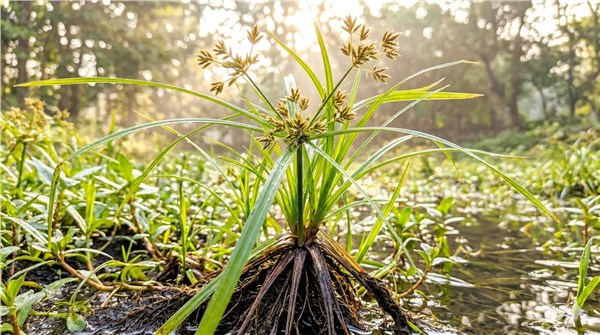 Nagarmotha (Cyperus scariosus)