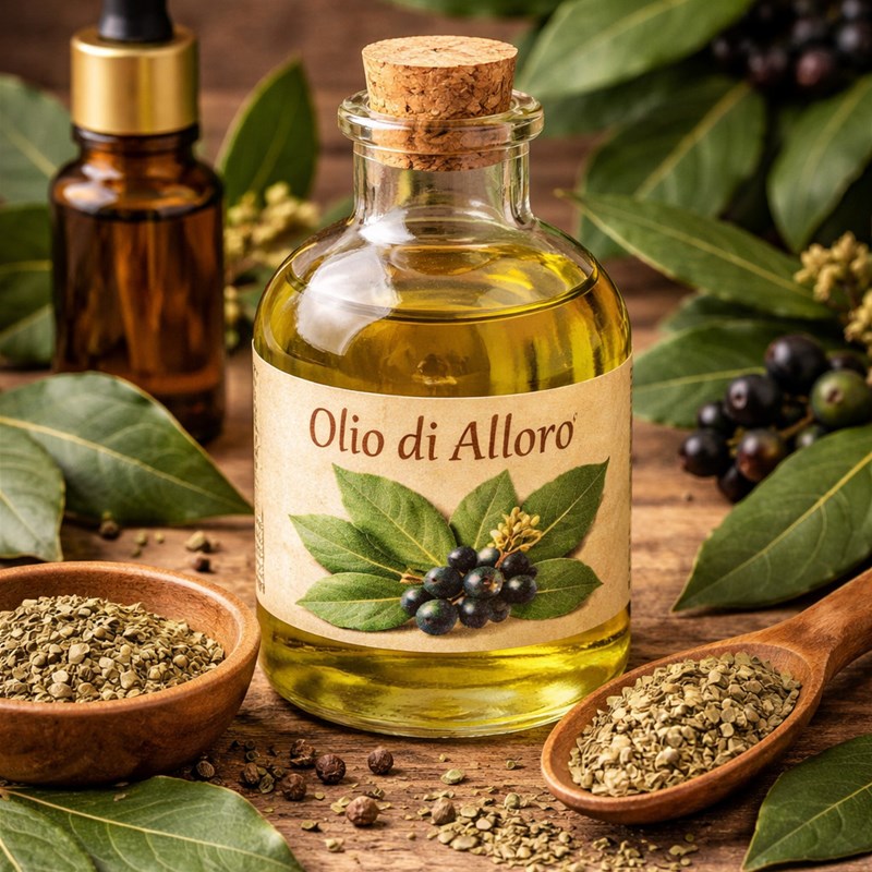 Olio di Alloro (Bacche di Lauro)