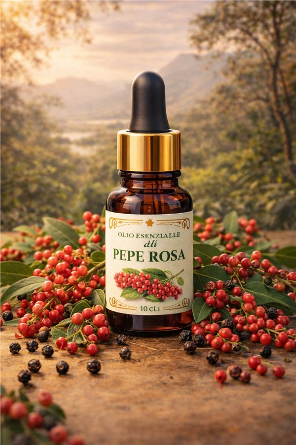 Olio Essenziale di Pepe Rosa