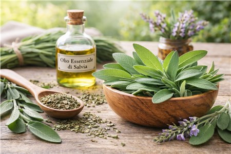 Salvia officinalis: proprietà, benefici, componenti attivi e usi tradizionali dell'erba sacra