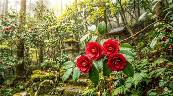 Tsubaki (Camellia japonica)